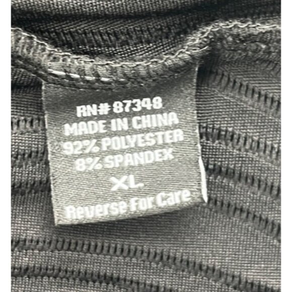 Robert Louis Women's XL Black‎ Textured Sleeveless Top - Picture 5 of 5